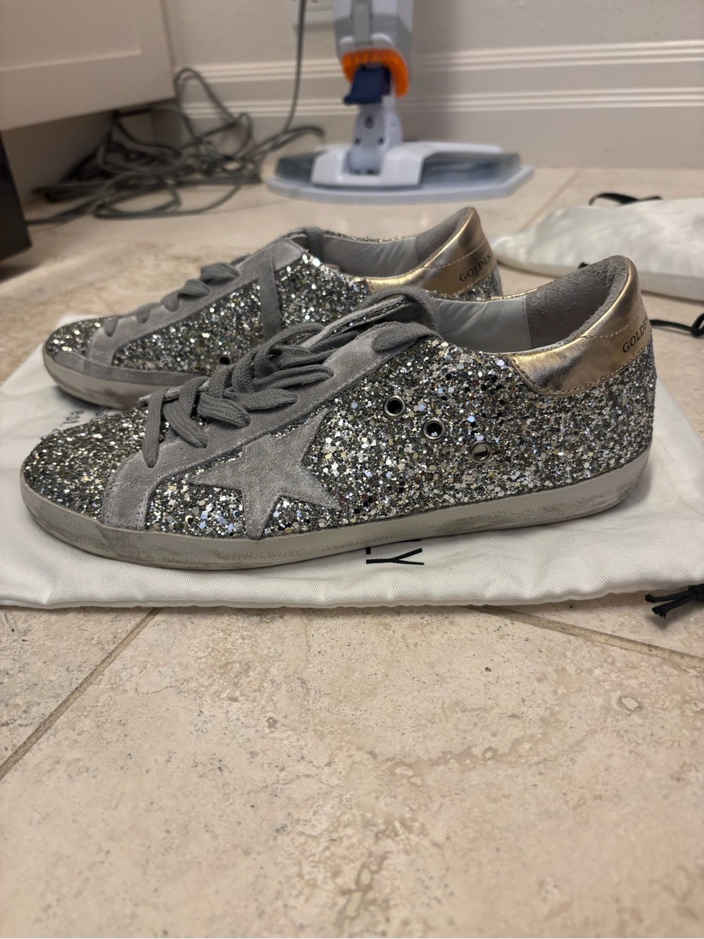 Women’s Golden Goose Super-Star Low Top Sneakers - Picture 3 of 11